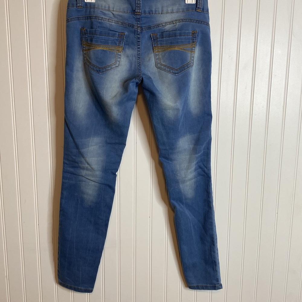 Junior Women's size 3/4 vip street denim Jeans - Picture 8 of 12